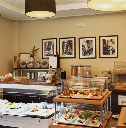 Frühstück im Hotel Bloemfontein